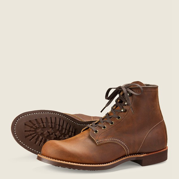 Heritage Støvler Herre - Red Wing Blacksmith - 6-Inchr Rough & Tough Læder - Brune - MXFWQH-507